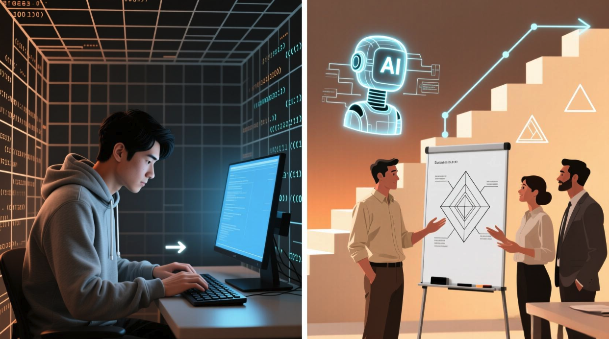 复杂系统架构图展示程序员核心价值